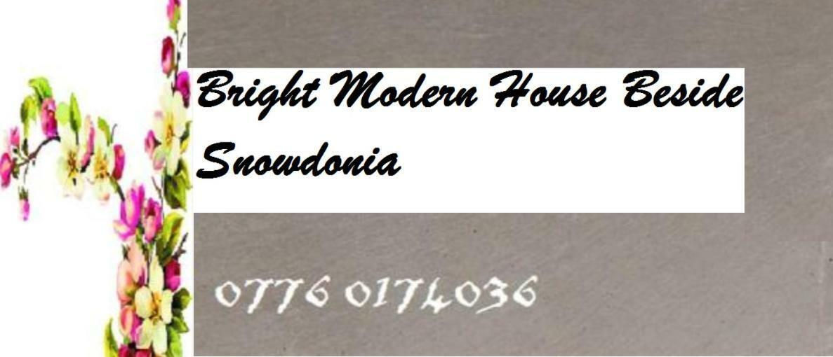 Bright Modern House Beside Snowdonia Villa Llanfairfechan Exterior photo